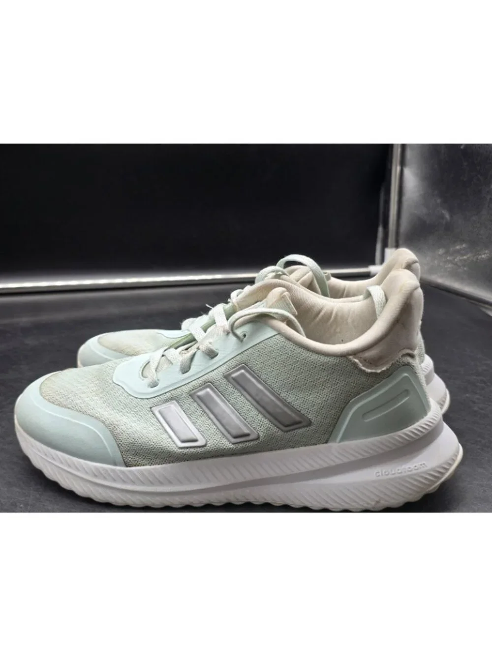 Adidas Cloudfoam Shoes Mens Size 5 Green X_PLRPATH K Running Sneakers AJI1261